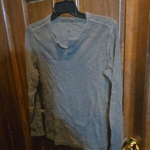 Calvin Klein Thermal Top Olive Green Fabric